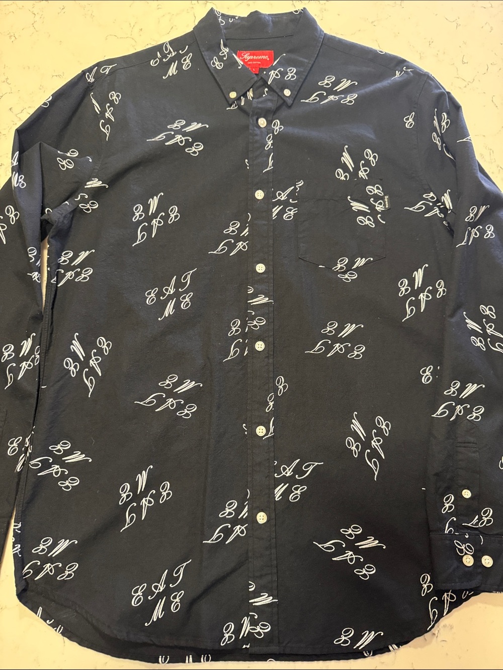 Supreme button down shirt